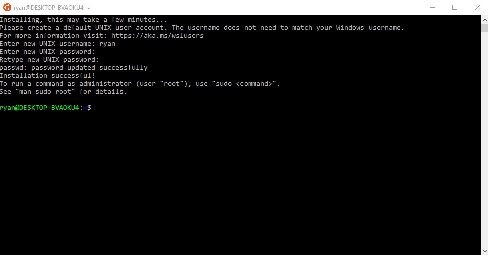 After Ubuntu installed